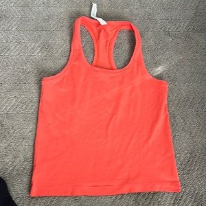 Lululemon Swiftly Racerback Race Length Orange Size 6